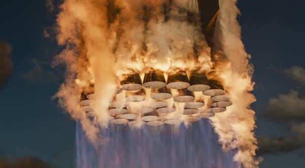 Последний полет 33 двигателей Raptor. SpaceX опубликовала эффектные фото и видео