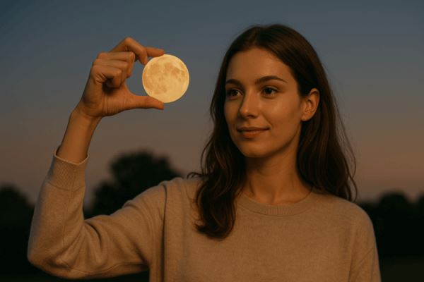 Почему Луна кажется гигантской, когда восходит у горизонта?