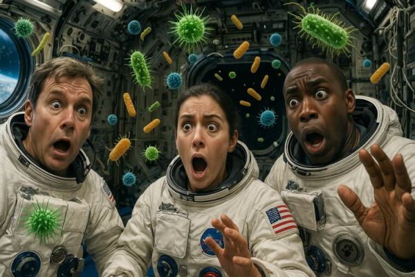 Ученые отправили астронавтам бактерии, вызывающие понос. Стоп, что?!