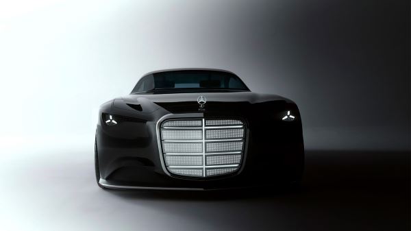 Mercedes-Benz показал концепт ретро-электромобиля с автопилотом и подзарядкой от солнца